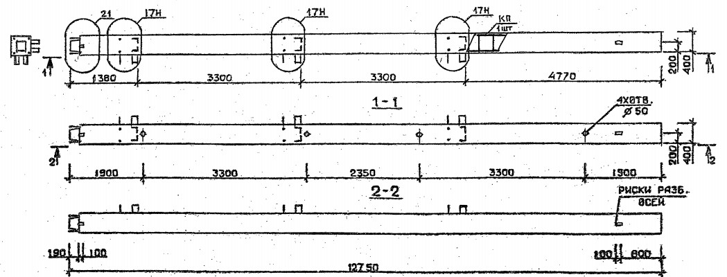 Колонна 5КН 33.128-11-н Серия 1.020.1-2с/89